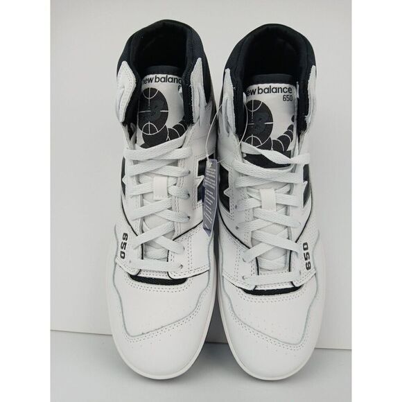 New Balance  650R Lifestyle Sneaker White / BLK Shoes BB650RCE Men\'s Sz 11 New main image 5